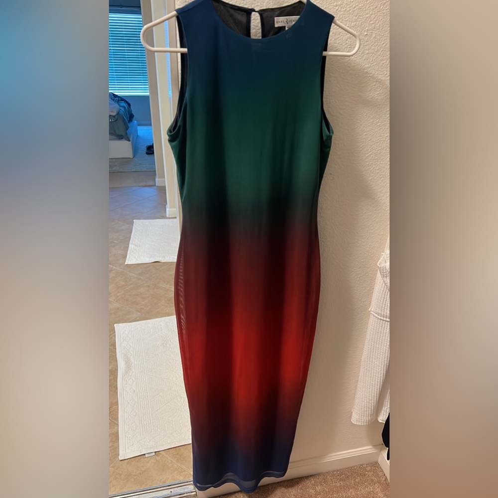 Rare London maxi fitted dress